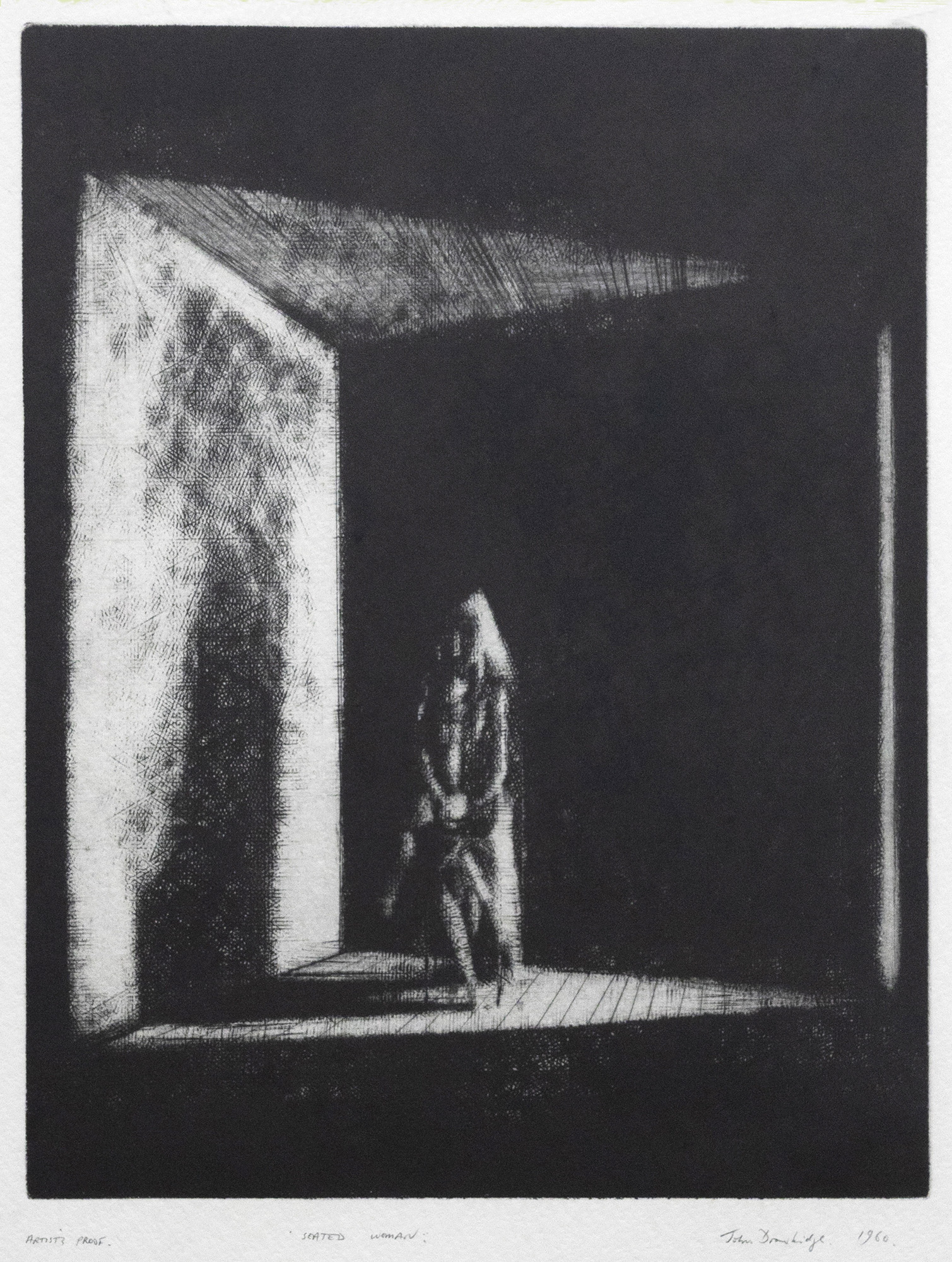 John Drawbridge 'Seated Woman' — sold at auction in New Zealand for $600