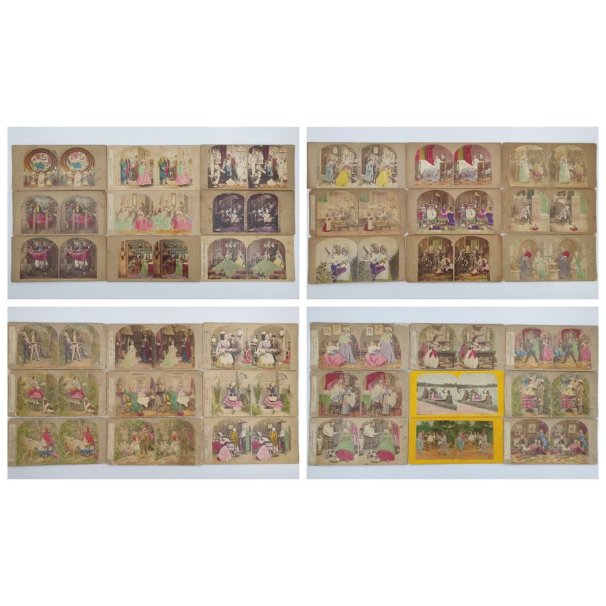 Stereograph Cards - Comical (x36)