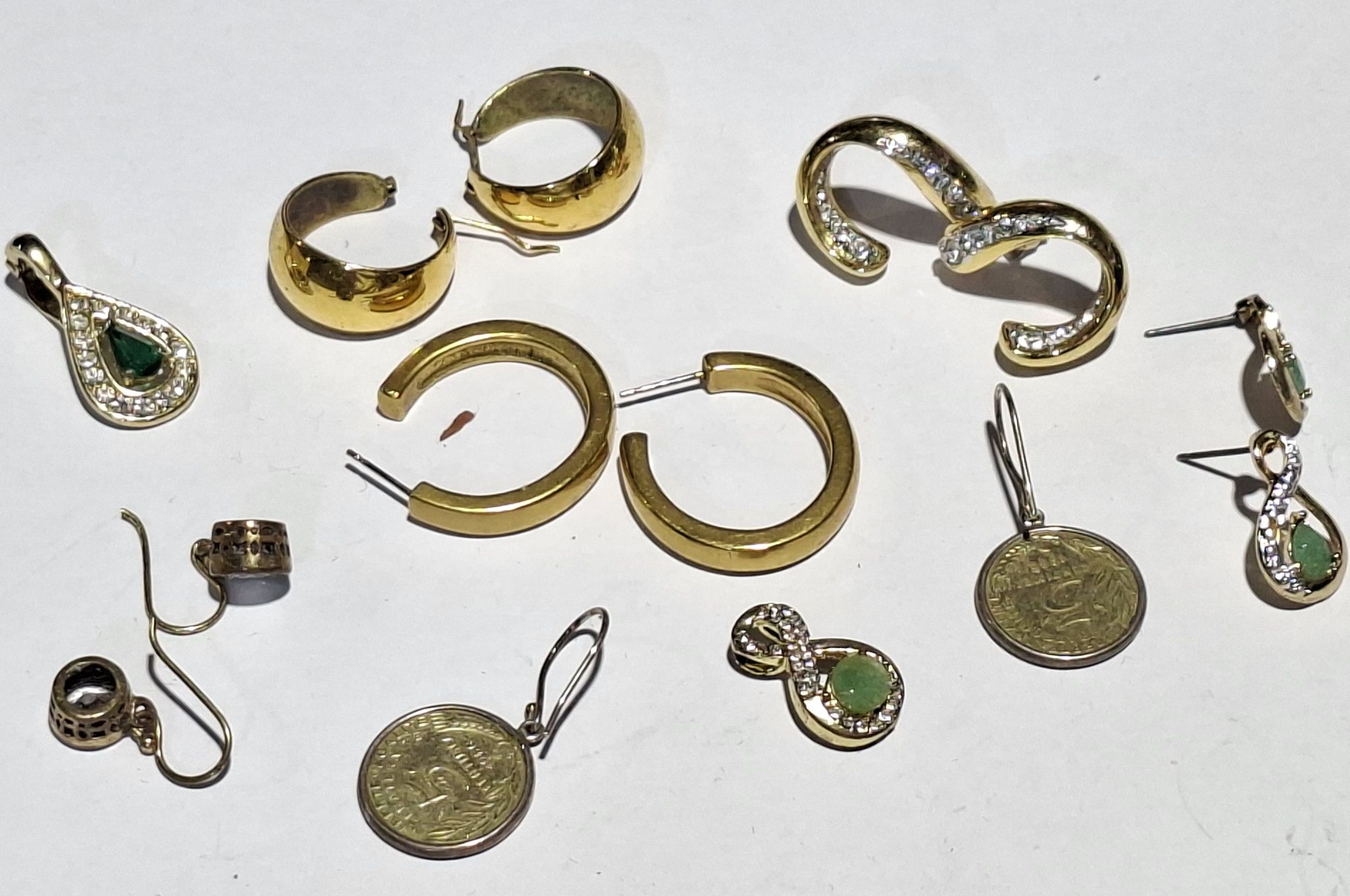 Collection Of Plated Earrings
