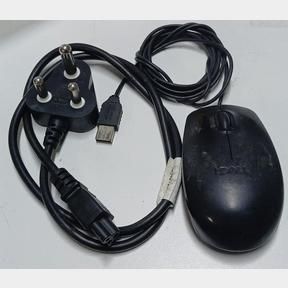 Wired mouse with 3 pin power cable for laptop -Combo| 51734/13254 SN B3 (S7)