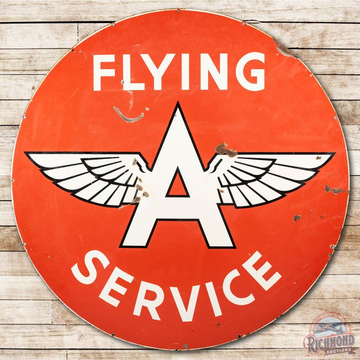 6' Flying A Service & Logo Identification Sign TAC 7.25 & 7