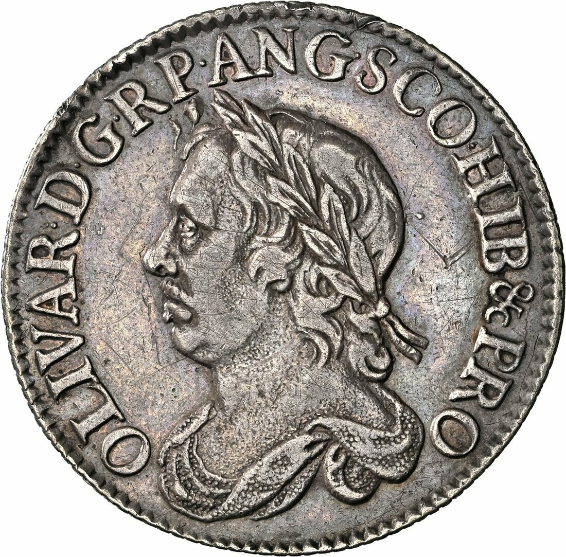 NGC XF | Cromwell, as Lord Protector (1653-1658), Shilling, 1658, Drury ...