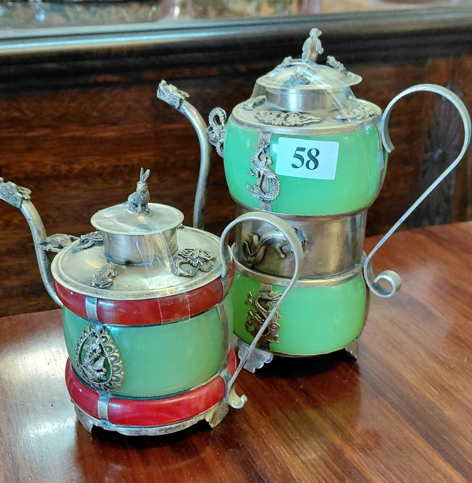 58 · 2 CHINESE TEAPOTS
