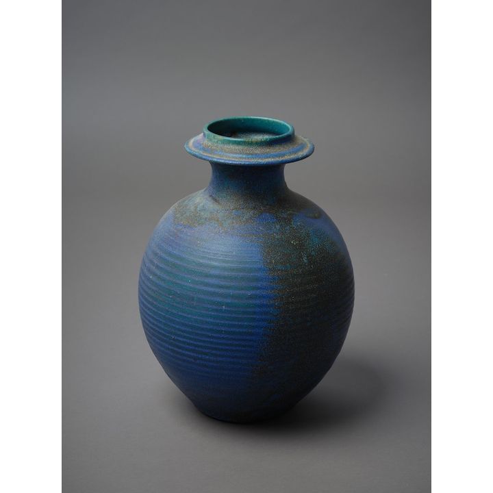 Graeme Storm 'Stoneware Bottle Vase in Flask Form'