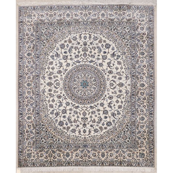 Fine Persian Silk Oriental Rug 6'7''x8'