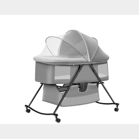 BABY ROCKER BASSINET CRIB CO-SLEEPER WITH DETACHABLE MOSQUITO NET