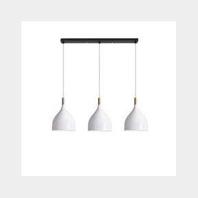 Drlight Modern Small Bowl Style Pendant Light - Long Strip 3 Cover - WHITE --51459/1367 | AS B2 (S4)-.