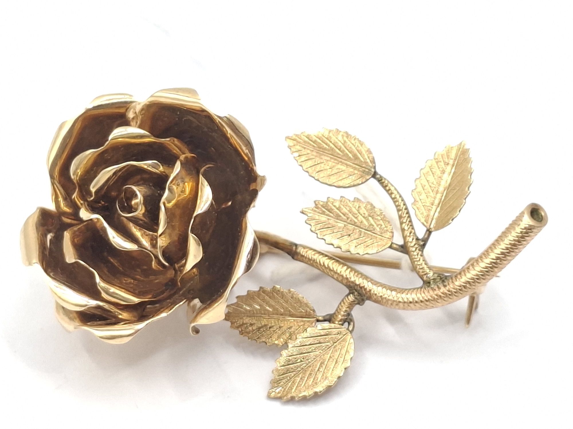 217 · 14CT GOLD BROOCH