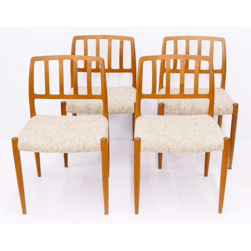 Set of Niels Moller Model 83 Teak Dining Chairs