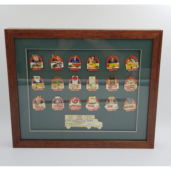 Olympic/Coke Commemorative Pin Set