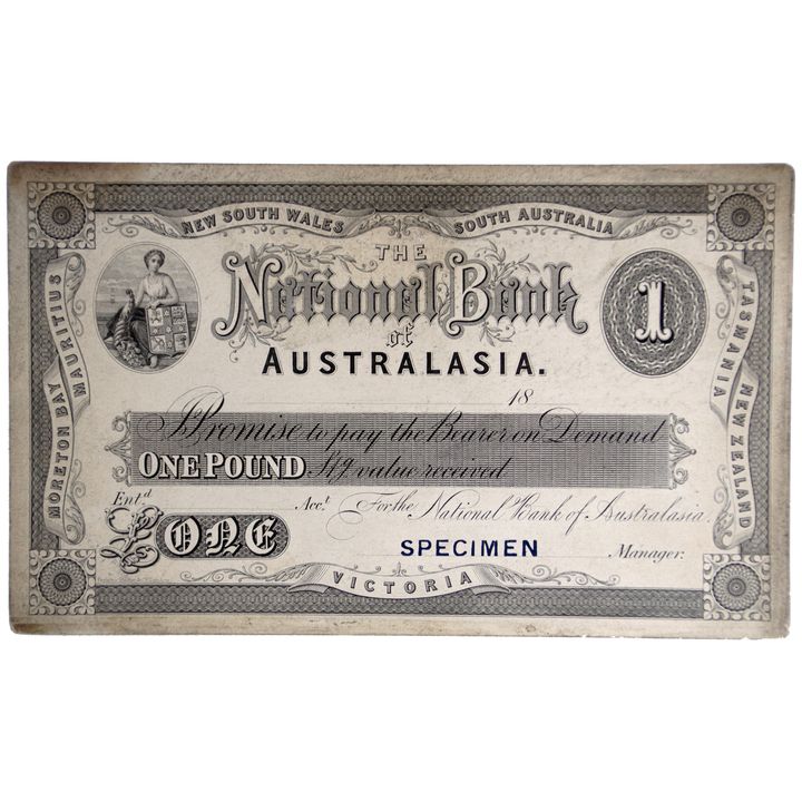 Victoria, One Pound, 18--, UNC