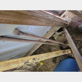 Small post auger, steel maul, and other tool heads