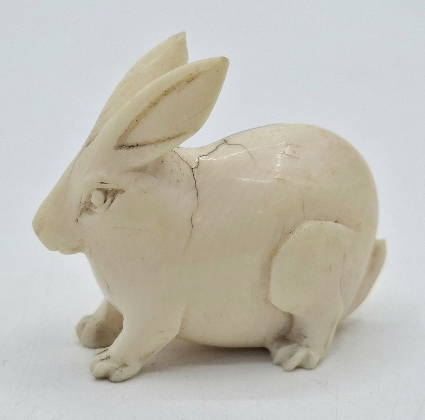 9 · JAPANESE CARVED IVORY RABBIT