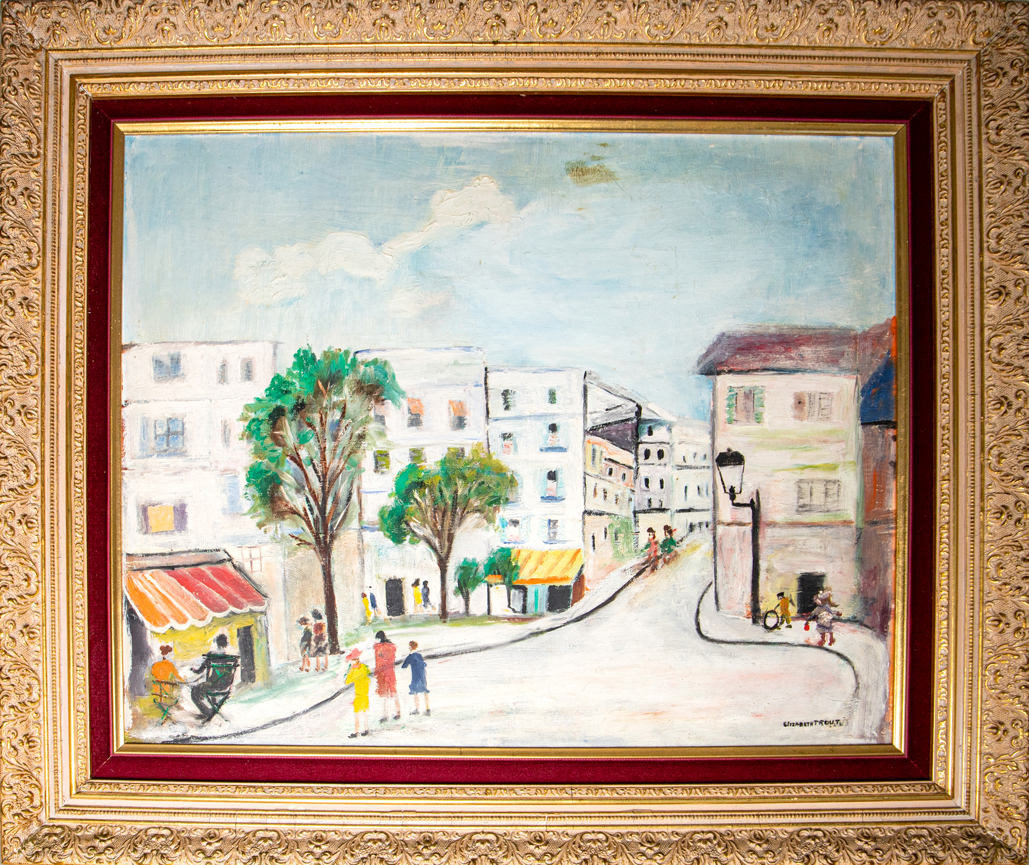 419 · Elizabeth Trout, Untitled (By the Cafe)