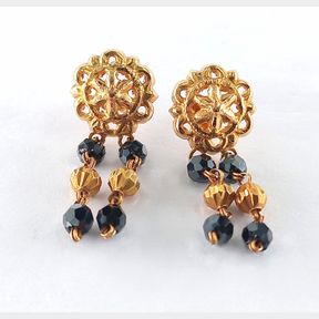 TRADITIONAL 18CT DROP EARRINGS - 51620/132