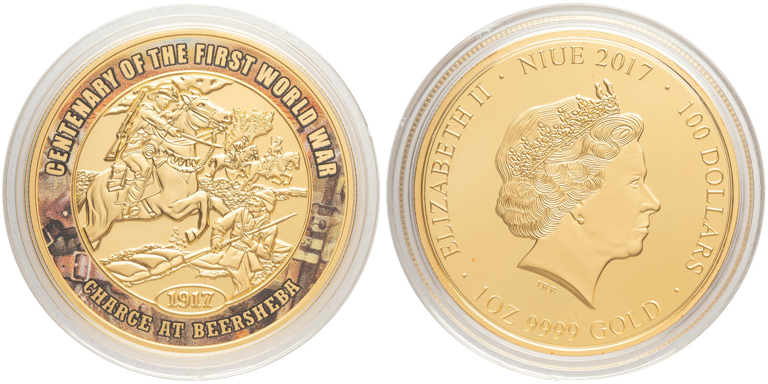 Niue, Elizabeth II, One Hundred Dollars, 2017, FDC