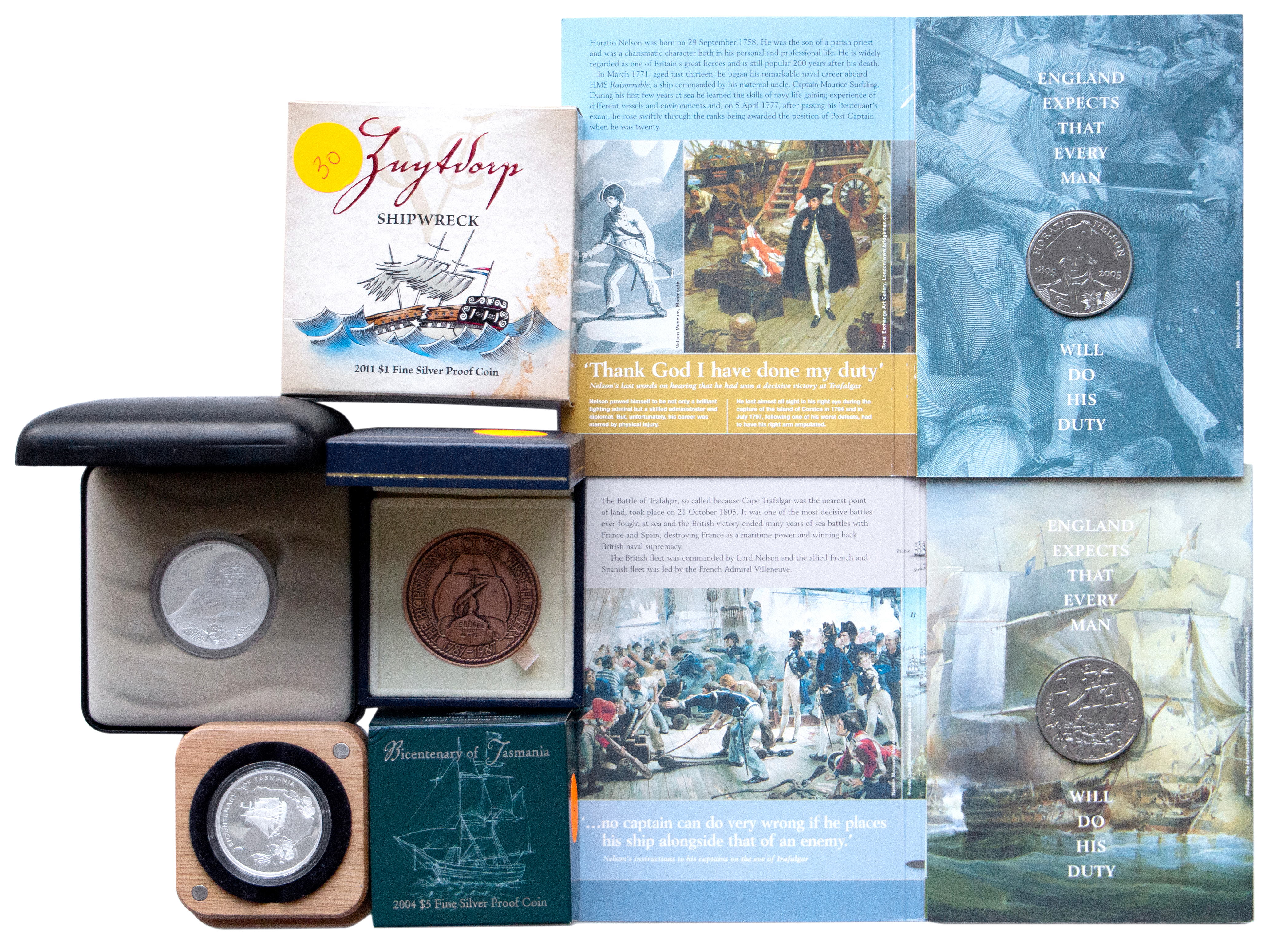Elizabeth II, Silver Proof Coins, 2004 - 2011, FDC