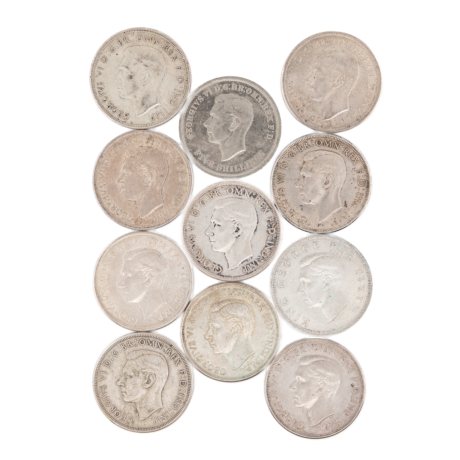 George VI, Crown, 1937, VG - aVF
