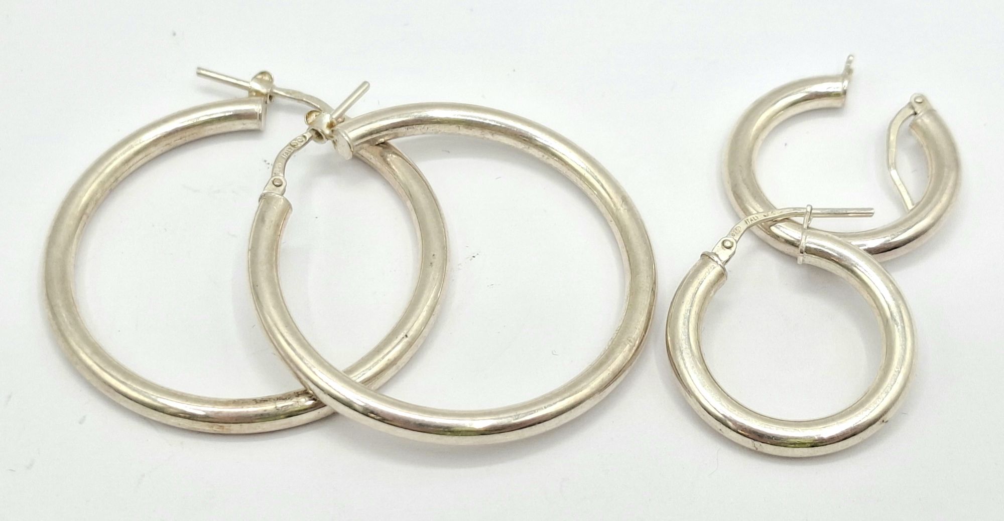 Sterling Silver Hoop Earrings