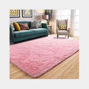 51675/456 Fluffy Rug Carpet - Light pink | AS B9 (S5)CB