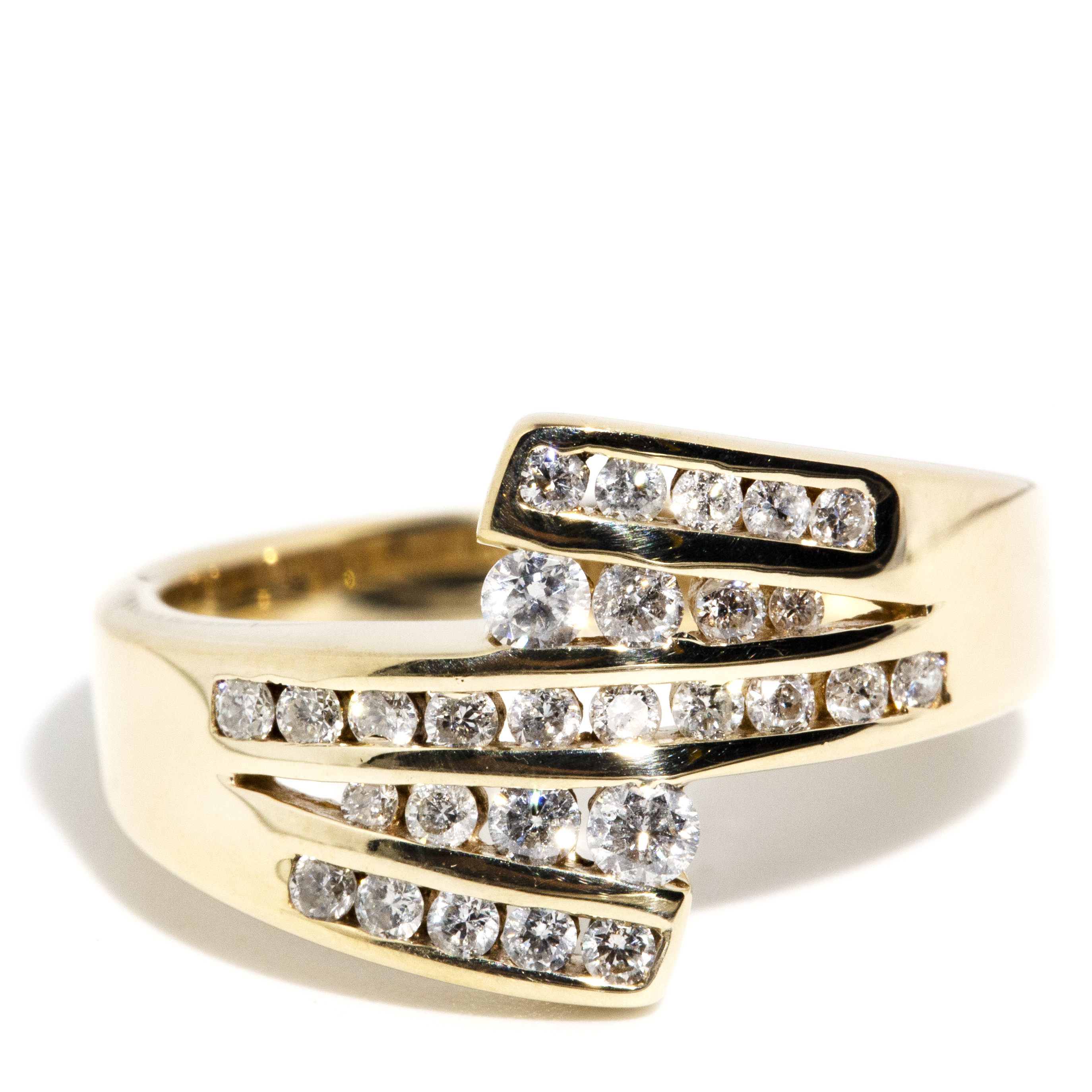 58 · 0.50 Carat Diamond Crossover Ring