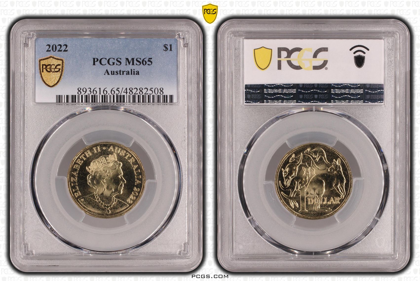 , One Dollar, 2022, PCGS MS65
