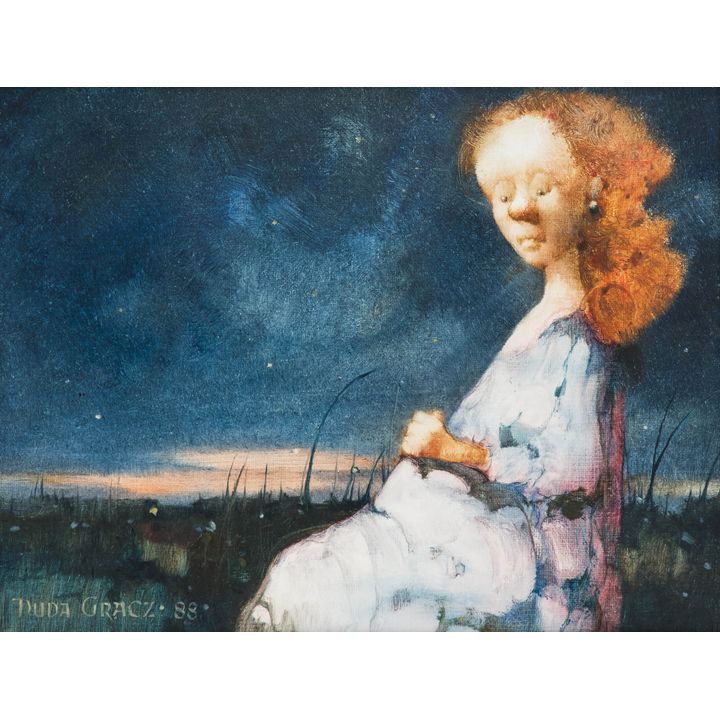 Jerzy Duda-Gracz | Obraz 1277, Z  cyklu prowincjonalno-gminne, 1988 r.