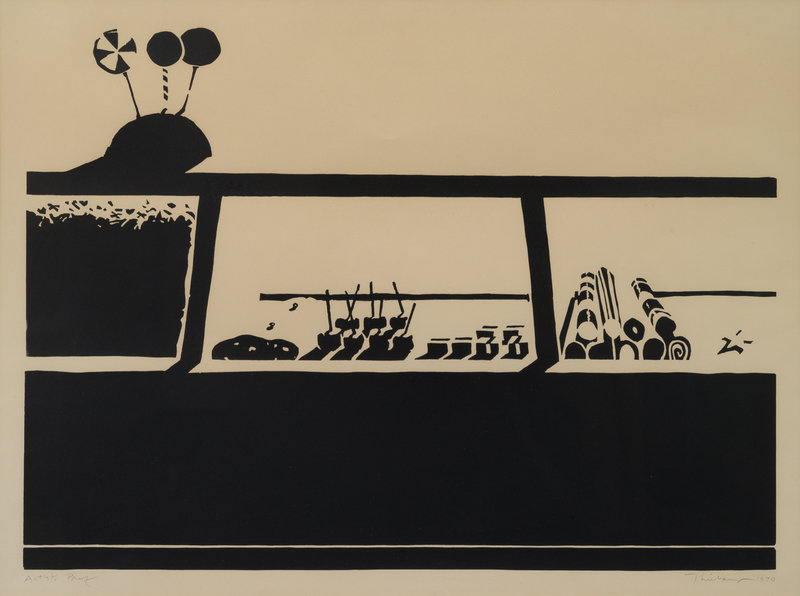 Wayne Thiebaud
(American, b. 1920)
Candy Counter, 1970