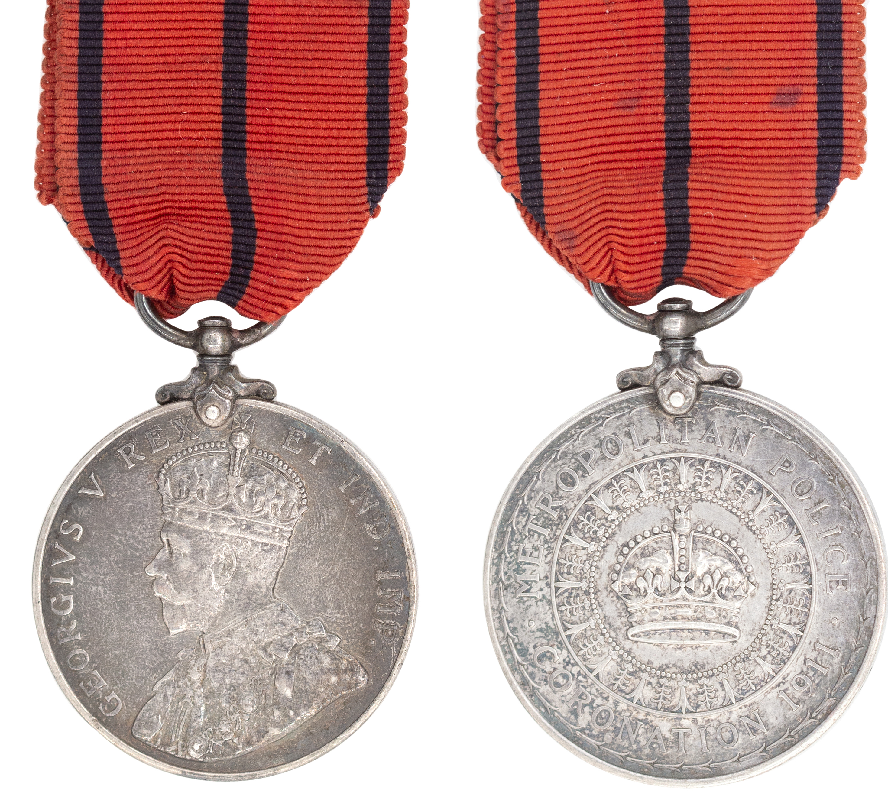 Great Britain, London Metropolitan Police, Coronation Medal, 1911, EF