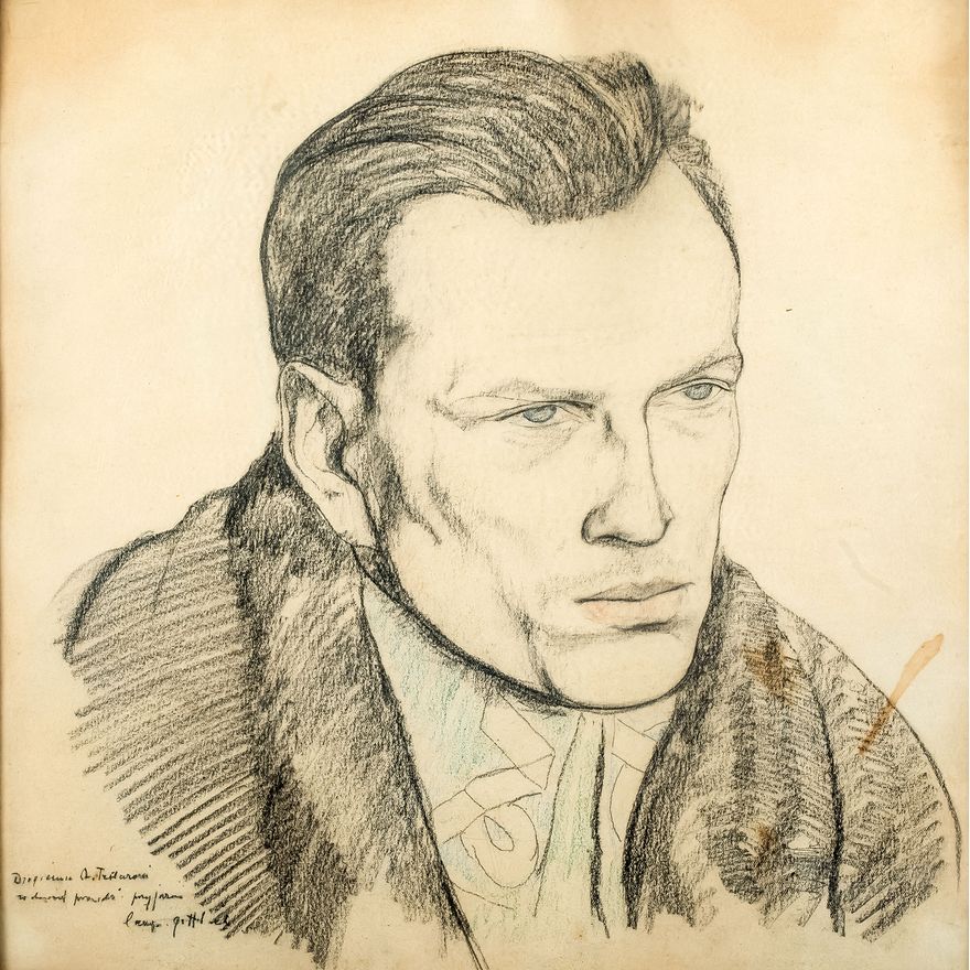 Leopold Gottlieb | Portret Józefa Andrzeja Teslara