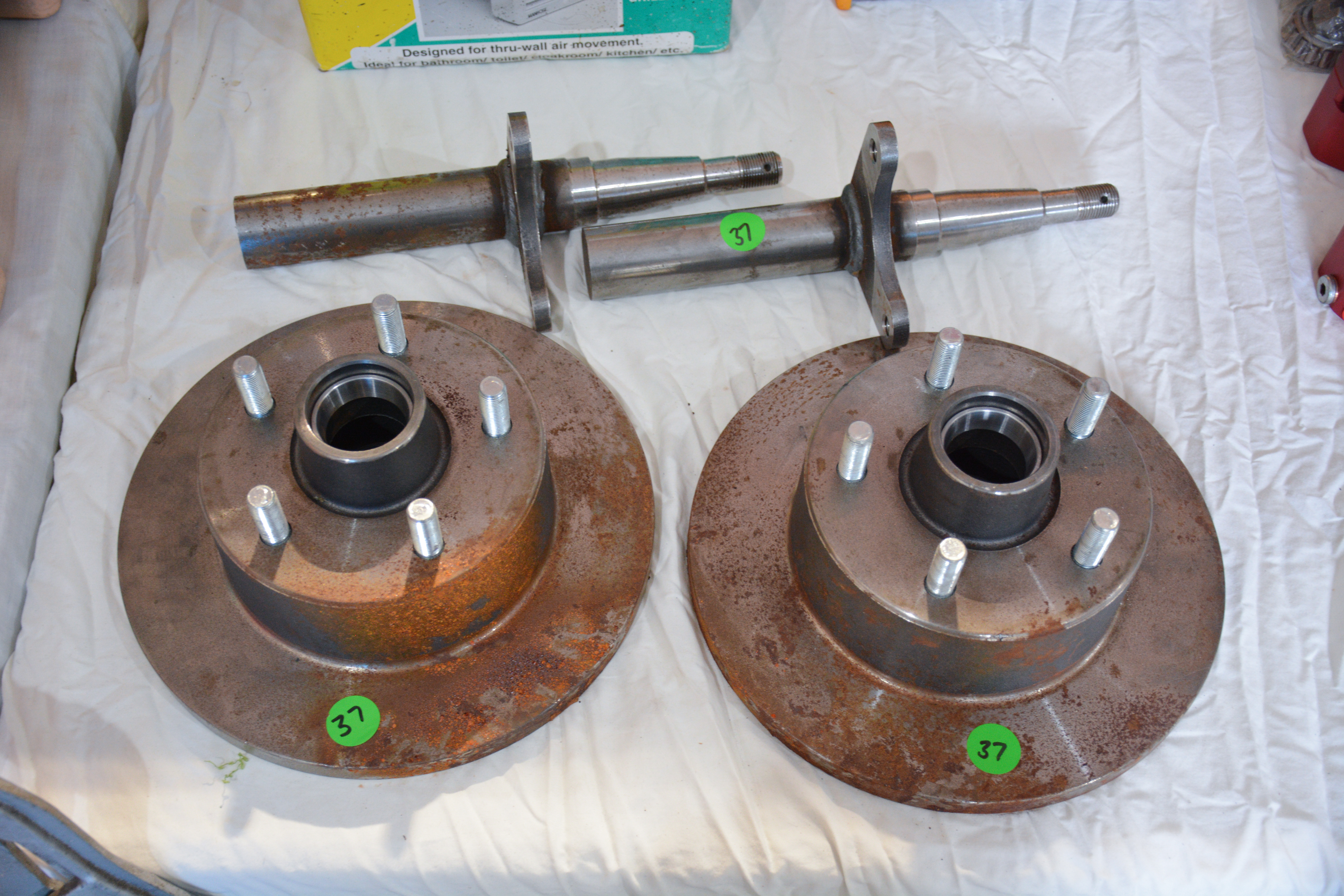 Hubs and Stubs with Bearings — sold at auction in New Zealand for $160