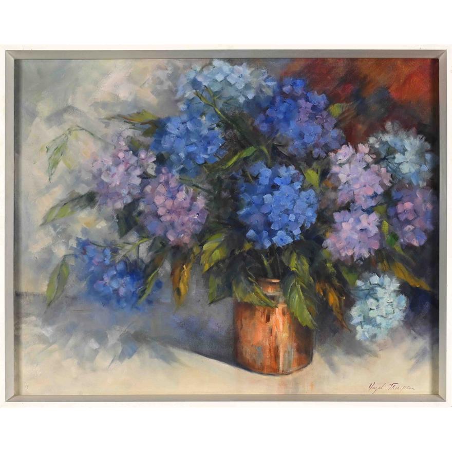 Hazel Thompson (South Africa, 20th C.), Still Life with Flowers in a ...