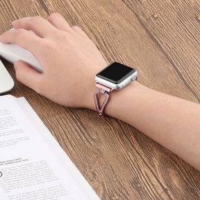 Nuclear 44mm Apple Watch Band With Cover Rose Gold |