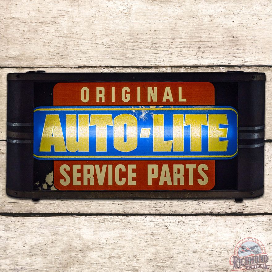 Original Autolite Service Parts Lighted Advertising Sign