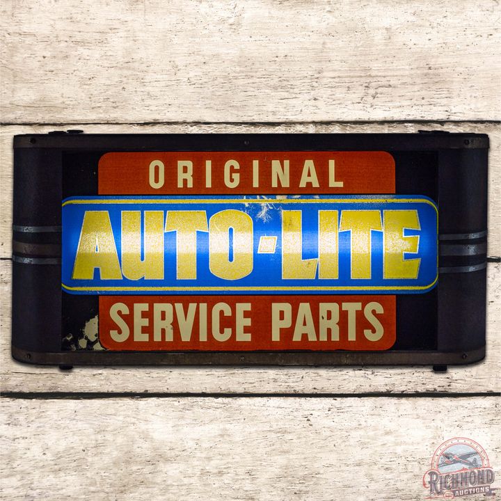 Original Autolite Service Parts Lighted Advertising Sign