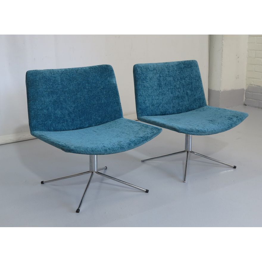 PAIR OF MID CENTURY STYLE CHAIRS