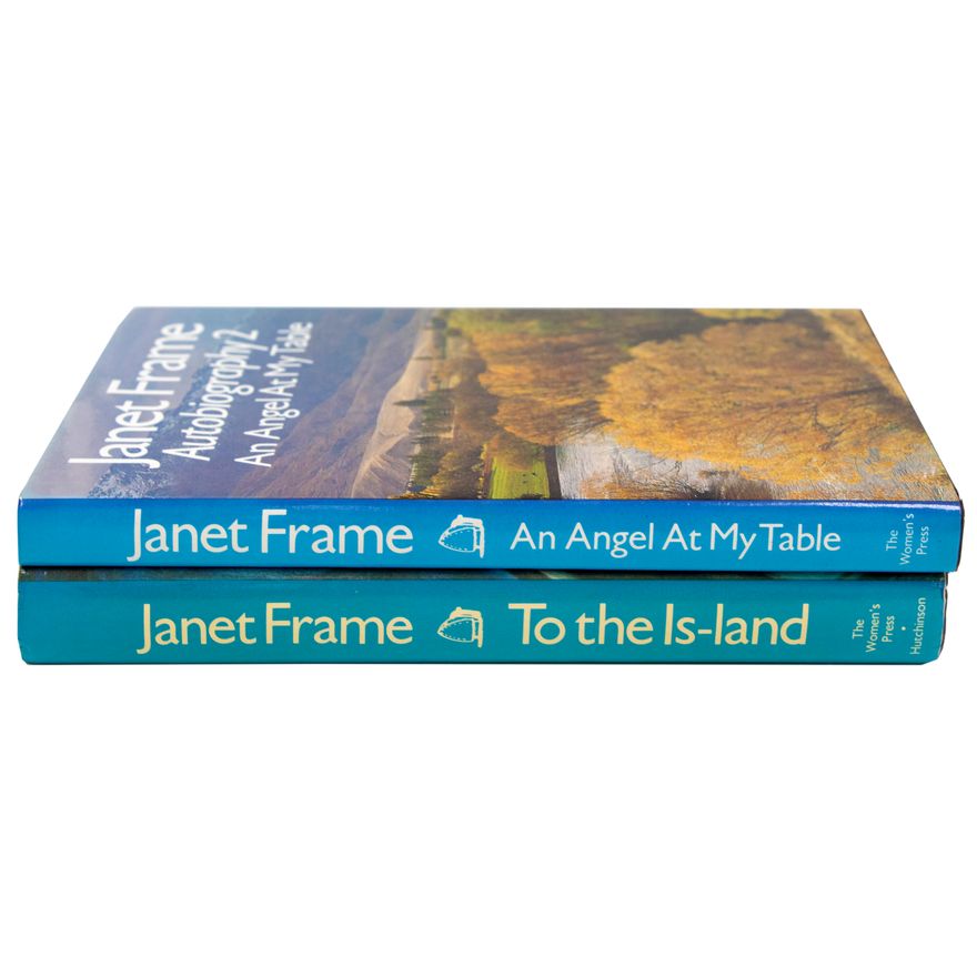 FRAME, JANET [2 Volumes, inscribed copies.] , To the Is-land. An Autobiography.