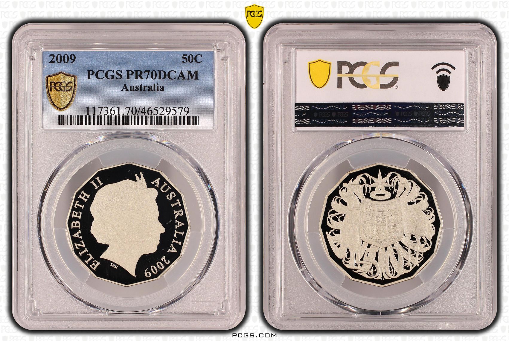 Fifty Cent, 2009, PCGS PR70DCAM