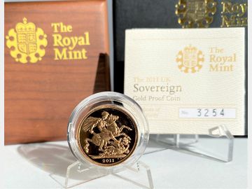 2011 ELIZABETH II PROOF GOLD SOVEREIGN