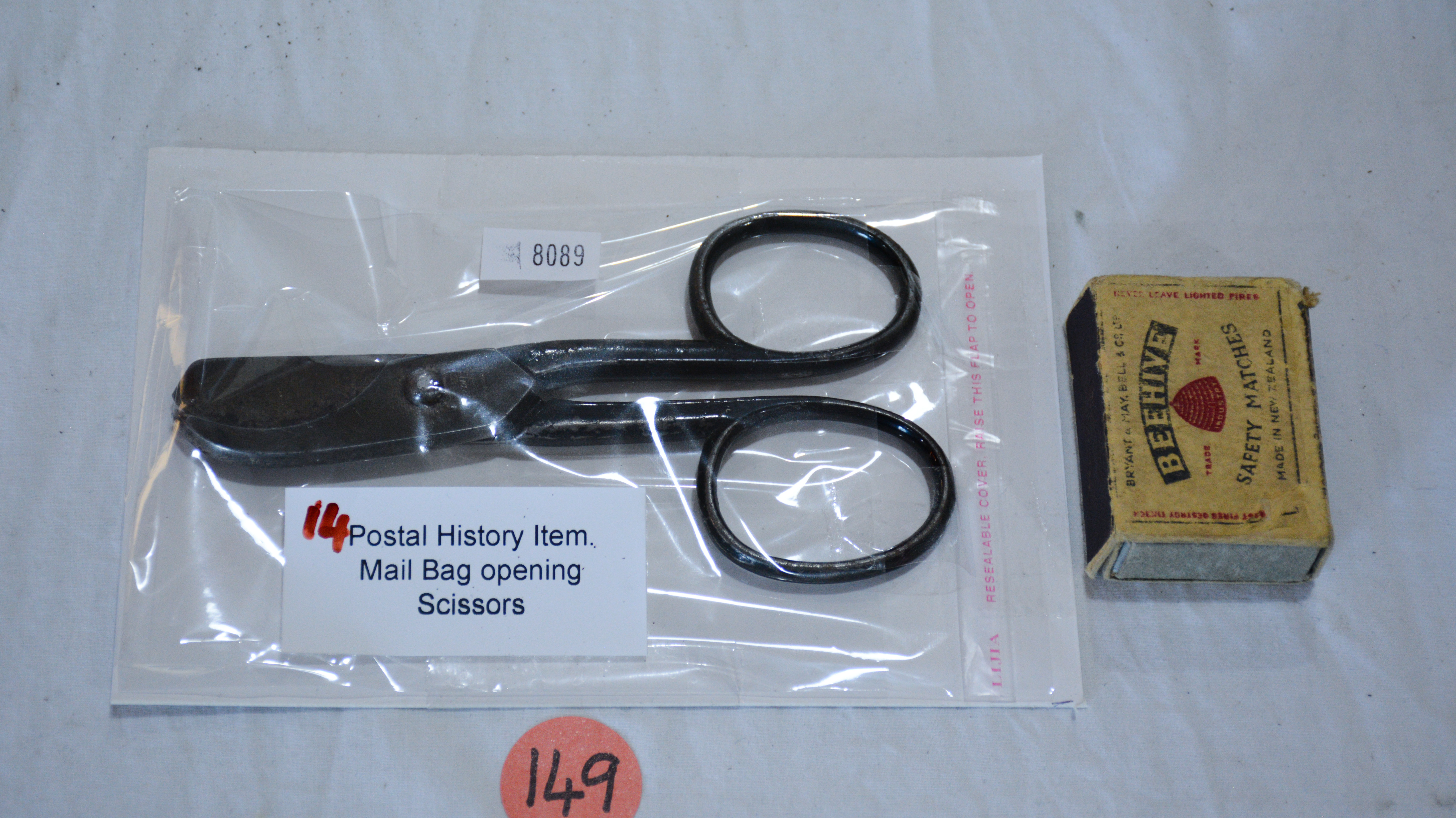 Postal History Item - Mailbag Opening Scissors — NZ auction result