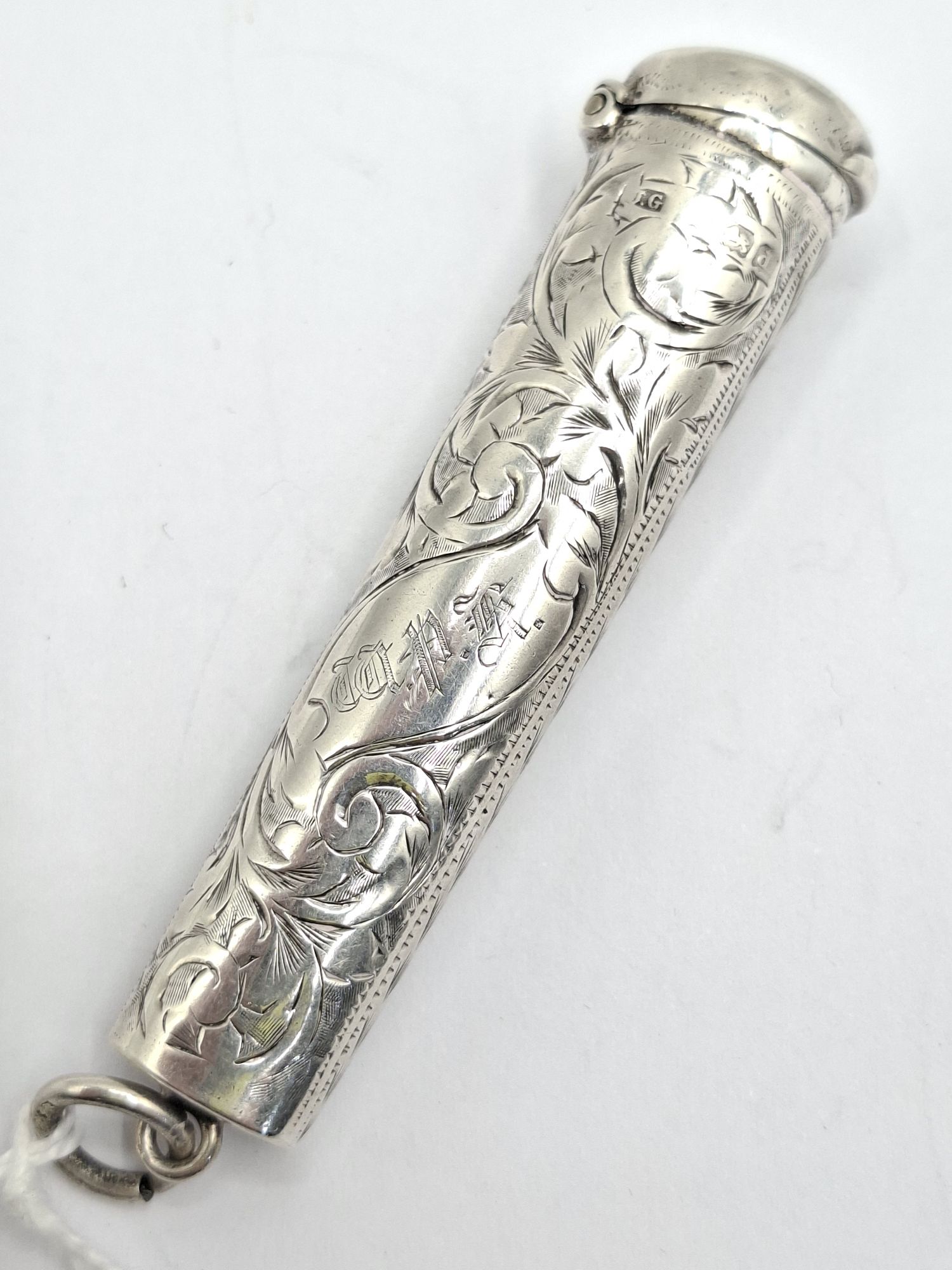 Edwardian Sterling Silver Needle Case