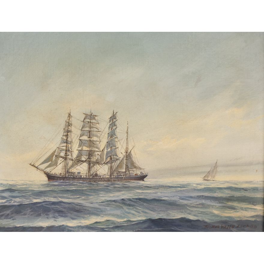 Thomas Wells ''Archibald Russell'' 1975 Oil
