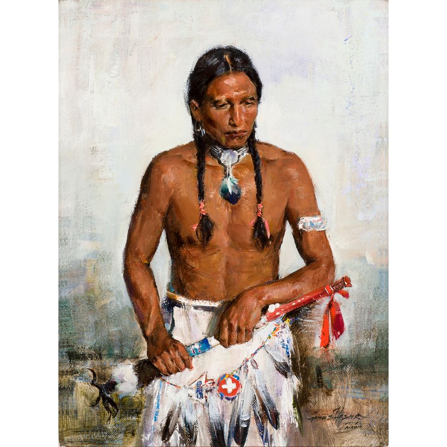 Cyrus Afsary (1940- ), Young Indian