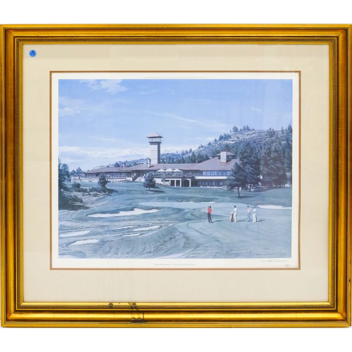 Arthur Weaver ''The 18th Green, Castle Pines'' S/N Print