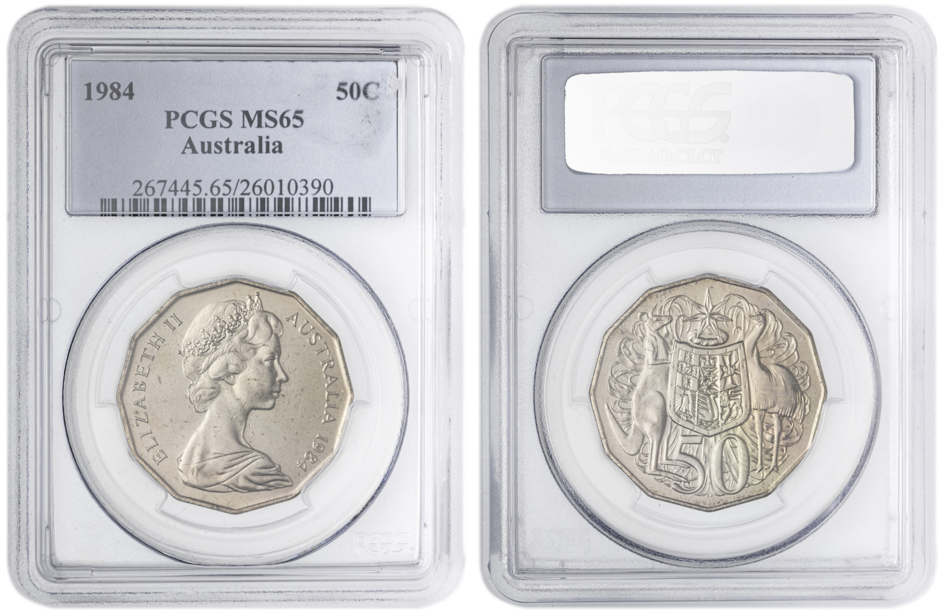 , Fifty Cent, 1984, PCGS MS65