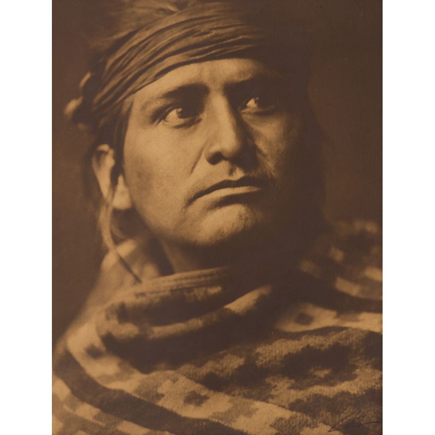 Edward Curtis ''Chief of the Desert'' 1904 Platinum