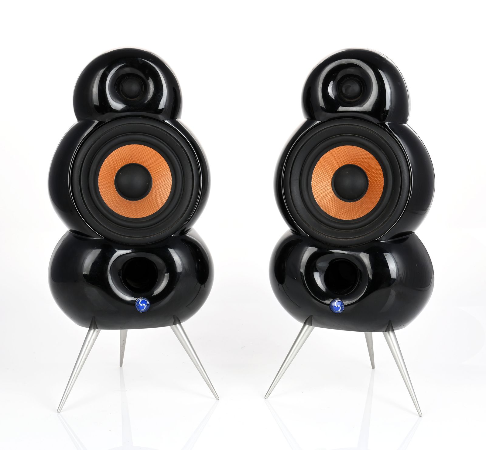 Pair of B&W Blueroom Minipod speakers, by Bowers & Wilkins, circa