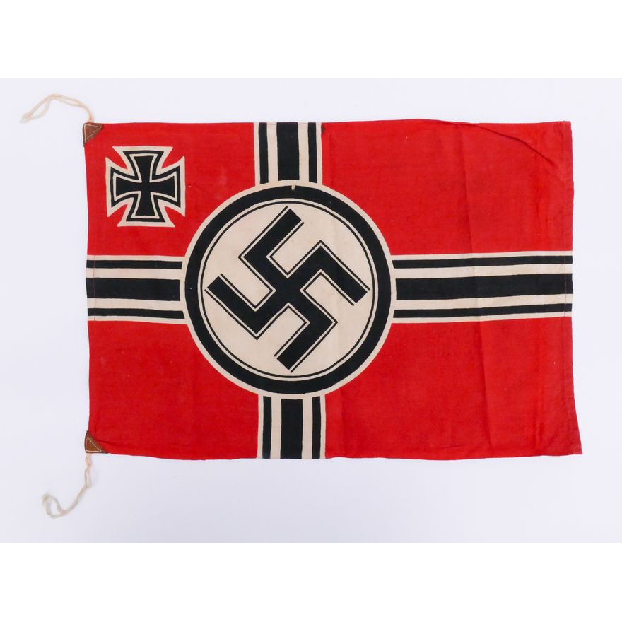 WWII German Third Reich Small Kriegsmarine Flag