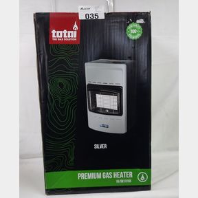 TOTAI TG ROLLABOUT GAS HEATER - SILVER - TOTAI - ROLL ABOUT - GAS HEATER - SILVER