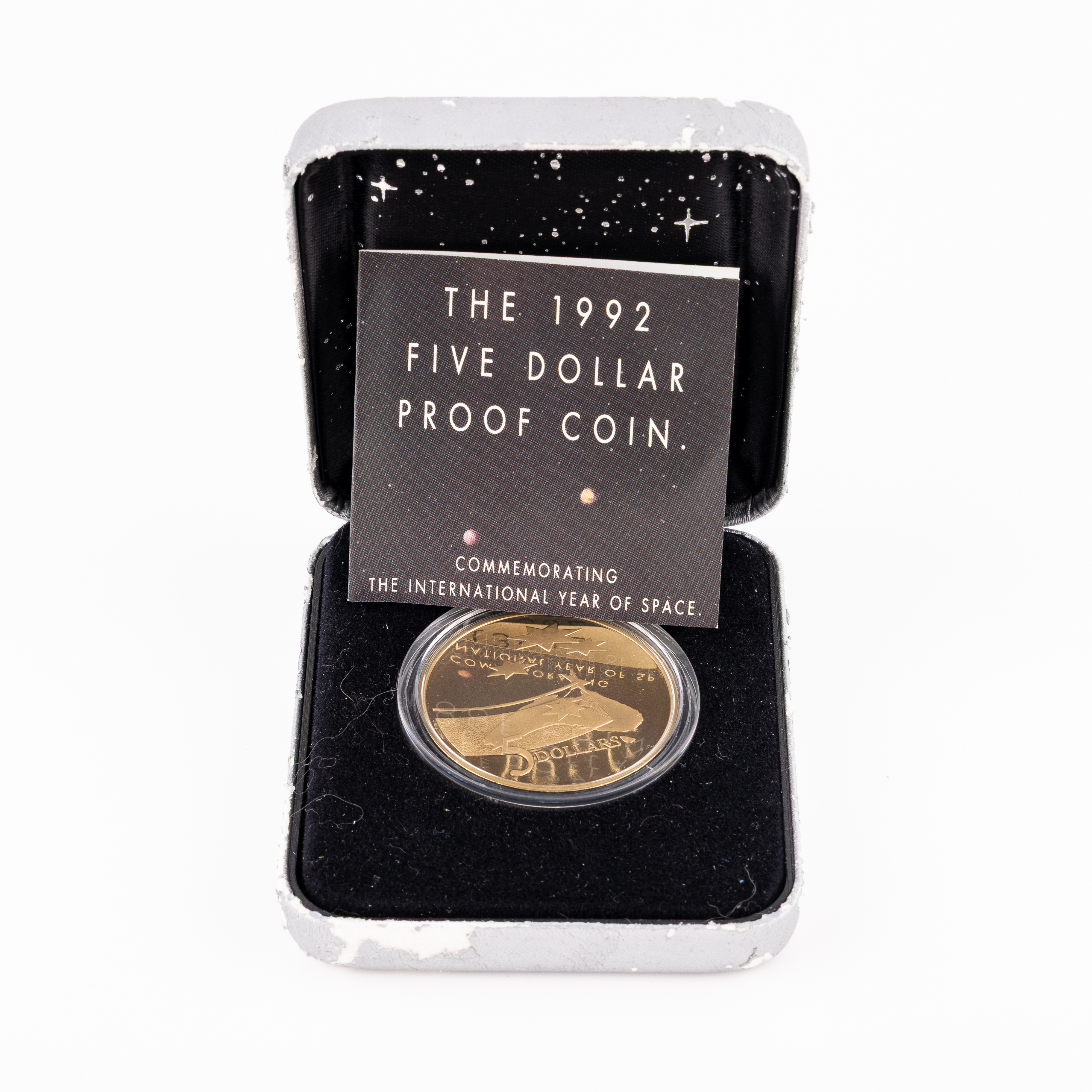 Elizabeth II, RAM - International Year of Space, Five Dollars, 1992, FDC